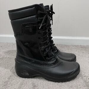 The North Face Shellista II Mid Luxe Boots Women's Size 9 Black Primaloft Lined